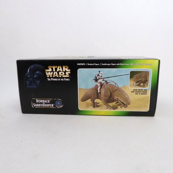 NEW 1997 KENNER STAR WARS POWER OF THE FORCE DEWBACK & SANDTROOPER ACTION FIGURE - Picture 6 of 11